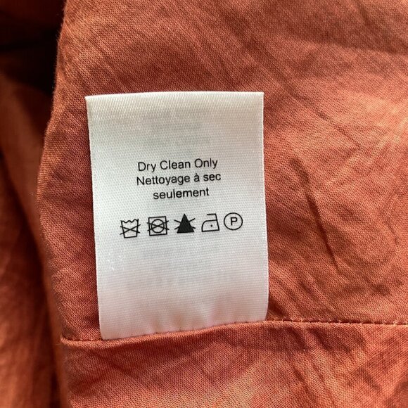 Veronica Beard Malgosia Floral Cotton Midi Dress Ruffle Tiered Orange 4 - Picture 8 of 9